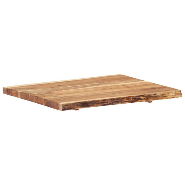 vidaXL Plateau de table Bois de Sesham massif 80x(50-60)x3,8 cm