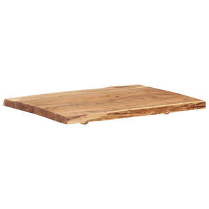 Tischplatte Massivholz Akazie 80x(50-60)x3,8 cm