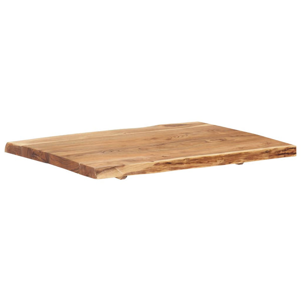vidaXL Plateau de table Bois de Sesham massif 80x(50-60)x3,8 cm