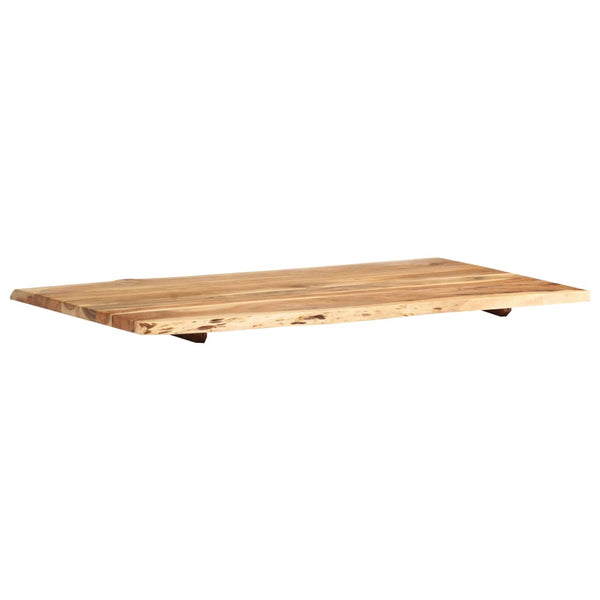Tischplatte Massivholz Akazie 100x(50-60)x2,5 cm