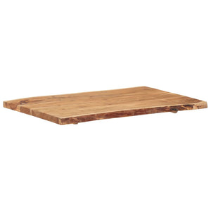 Tischplatte Massivholz Akazie 100x(50-60)x3,8 cm