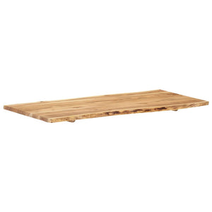 vidaXL Plateau de table en bois d'acacia massif 118x(50-60)x2,5 cm