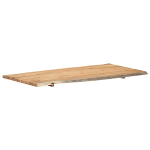 vidaXL Plateau de table en bois d'acacia massif 118x(50-60)x2,5 cm