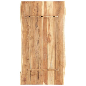 Tischplatte Massivholz Akazie 118x(50-60)x3,8 cm