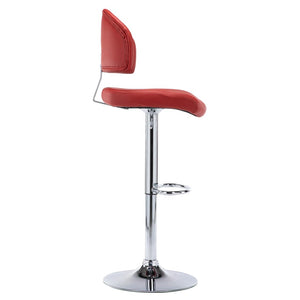 vidaXL Bar Stools 2 pcs. Wine Red Faux Leather