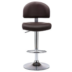 Barhocker 2 Stk. Braun Kunstleder