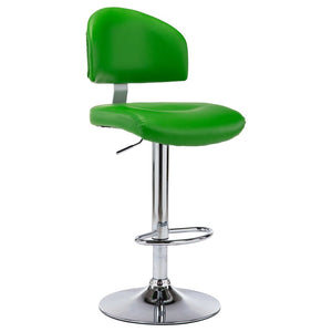 vidaXL Tabourets de bar 2 pcs Vert Similicuir