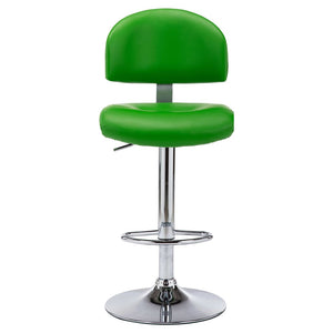 vidaXL Tabourets de bar 2 pcs Vert Similicuir
