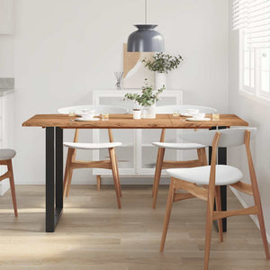 Esstisch 154x80x76 cm Massivholz Akazie