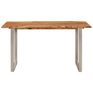 Esstisch 140×70×76 cm Akazie-Massivholz