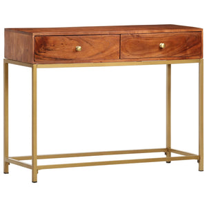 Konsolentisch 100×35×76 cm Massivholz Akazie