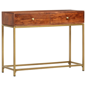 Konsolentisch 100×35×76 cm Massivholz Akazie