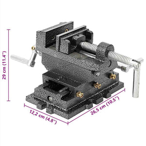 Schraubstock Kreuztisch Handbetrieben 70 mm