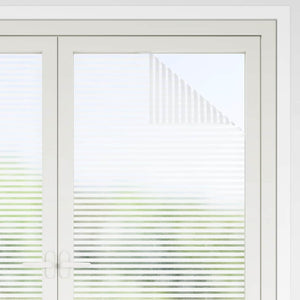 Fensterfolie Matt Streifen-Design 0,9x50 m PVC