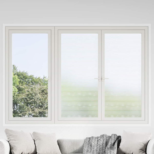 Fensterfolie Matt Streifen-Design 0,9x50 m PVC