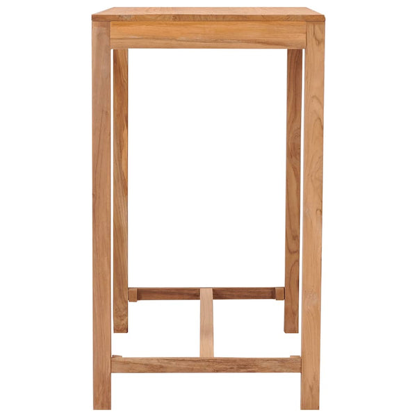 Outdoor-Bartisch 110x60x105 Massivholz Teak