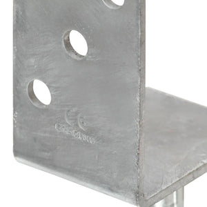 Zaunanker 12 Stück Silber 8x6x30 cm Verzinkter Stahl
