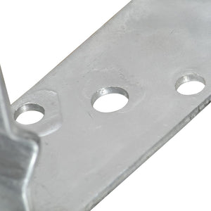 Pfostenträger 12 Stk. Silbern 9×6×15 cm Verzinkter Stahl