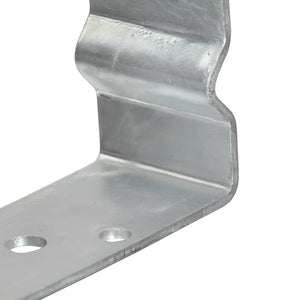 Pfostenträger 6 Stk. Silbern 10×6×15 cm Verzinkter Stahl