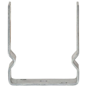 Pfostenträger 12 Stk. Silbern 12x6x15 cm Verzinkter Stahl