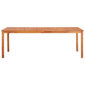 vidaXL Ensemble de salle à manger de jardin 7 pièces avec coussins, bois d'acacia massif
