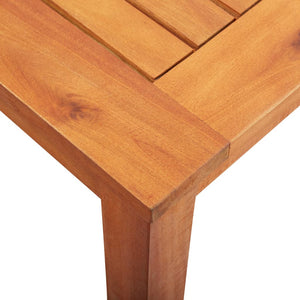 vidaXL Ensemble de salle à manger de jardin 7 pièces avec coussins, bois d'acacia massif