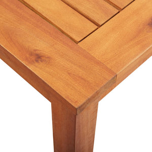 vidaXL Ensemble repas de jardin 5 pcs avec coussins Bois d'acacia massif