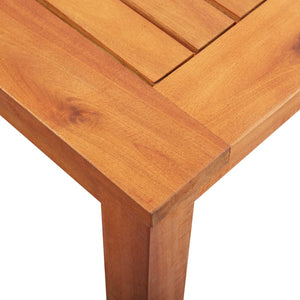 vidaXL Ensemble de salle à manger de jardin 7 pièces avec coussins, bois d'acacia massif