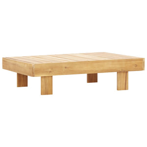 4-tlg. Garten-Lounge-Set mit Kissen Grau Massivholz Akazie