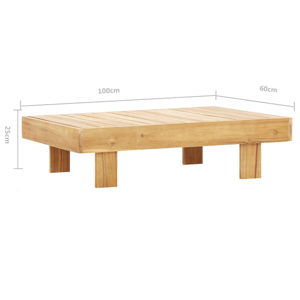 4-tlg. Garten-Lounge-Set mit Kissen Grau Massivholz Akazie
