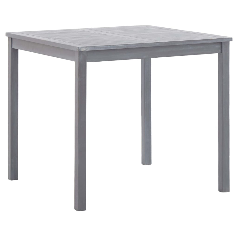vidaXL Ensemble de salle à manger de jardin 5 pcs Bois d'acacia massif Gris