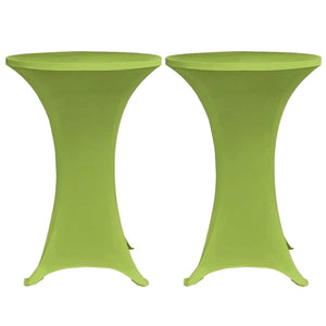 Stretch-Tischhussen 4 Stk. 80 cm Grün