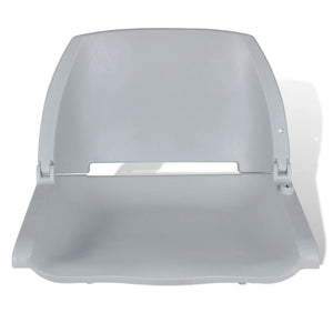 Bootssitze 2 Stk. Klappbare Rückenlehne ohne Kissen 41x51x48 cm