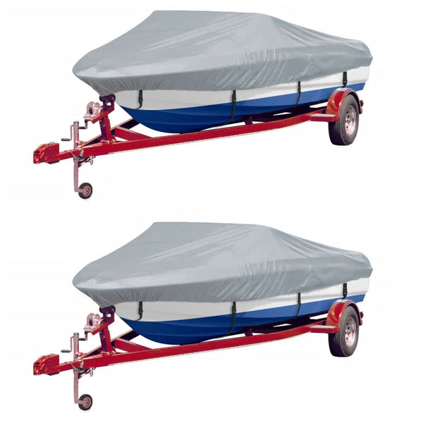 Bootspersenninge 2 Stk. Grau Länge 427-488 cm Breite 229 cm