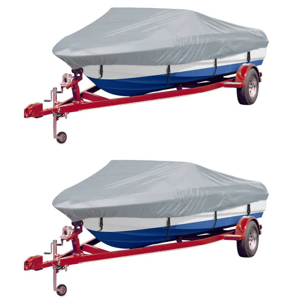 Bootspersenninge 2 Stk. Grau Länge 519-580 cm Breite 294 cm