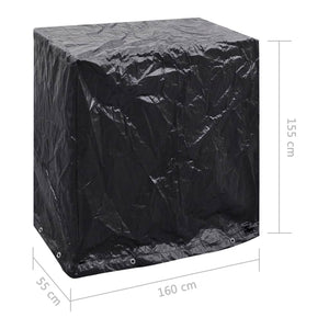 vidaXL Housses de protection pour meubles de jardin et tables de ping-pong 160x55x182cm
