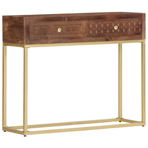 Konsolentisch 90×30×75 cm Massivholz Mango