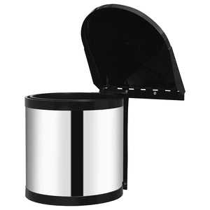 Einbau Mülleimer Edelstahl 8L