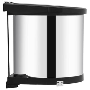 Einbau Mülleimer Edelstahl 8L