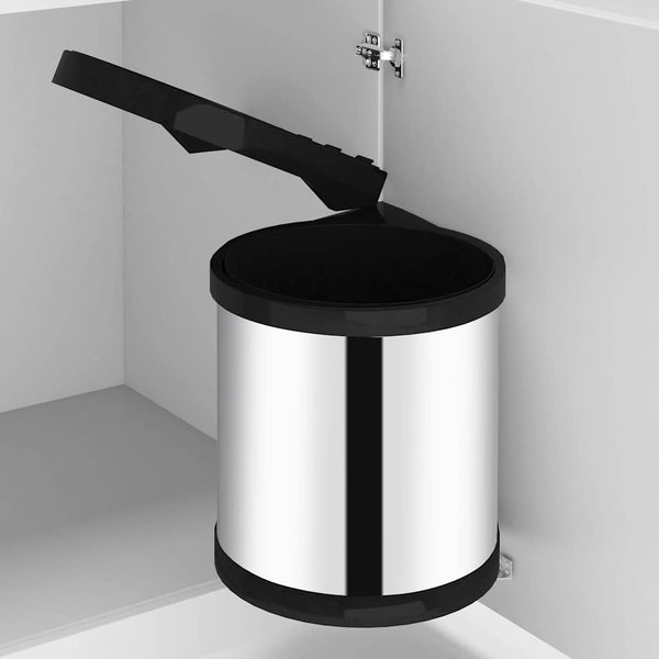 Einbau Mülleimer Edelstahl 8L