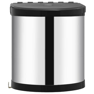 Edelstahl Küchen Mülleimer Einbau - 12L