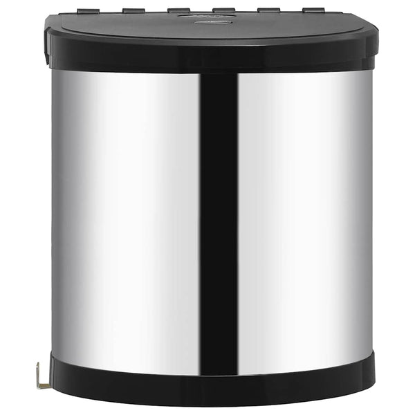 Edelstahl Küchen Mülleimer Einbau - 12L