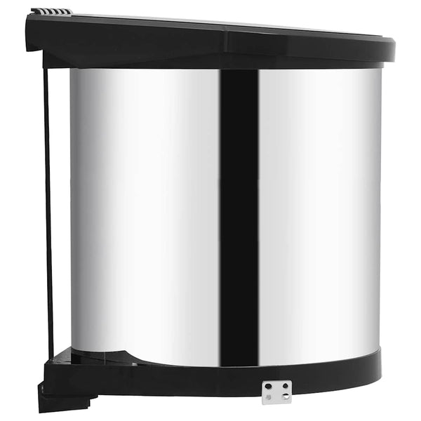 Edelstahl Küchen Mülleimer Einbau - 12L