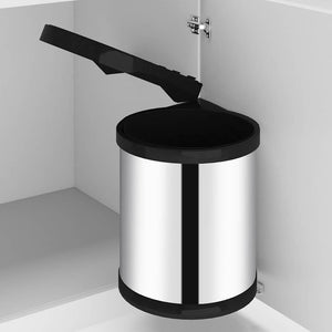 Edelstahl Küchen Mülleimer Einbau - 12L