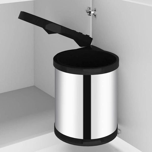 Edelstahl Küchen Mülleimer Einbau - 12L