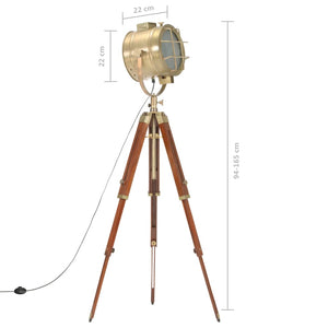 Stehleuchte Dreibein Massivholz Mango 165 cm