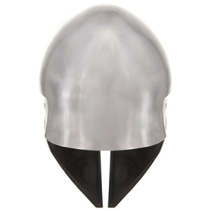 Griechischer Krieger-Helm Antik Replik für LARP Silbern Stahl