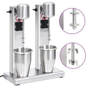 Milchshake Mixer mit 2 Bechern