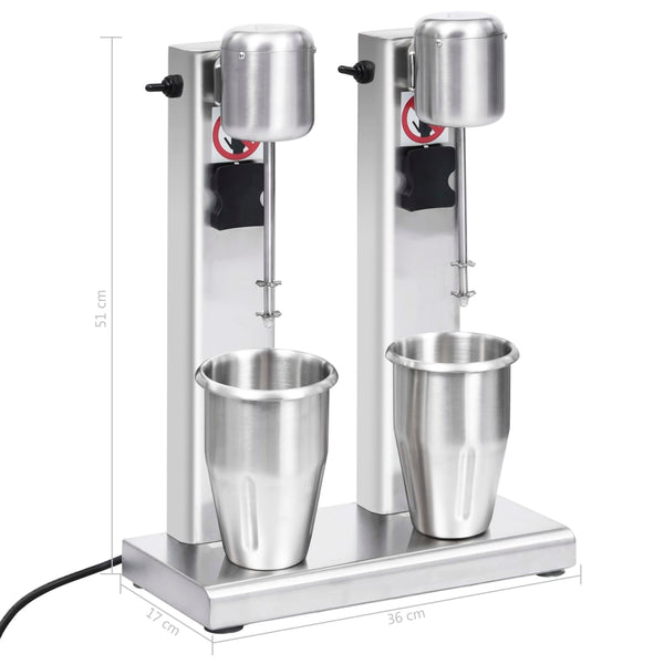 Milchshake Mixer mit 2 Bechern