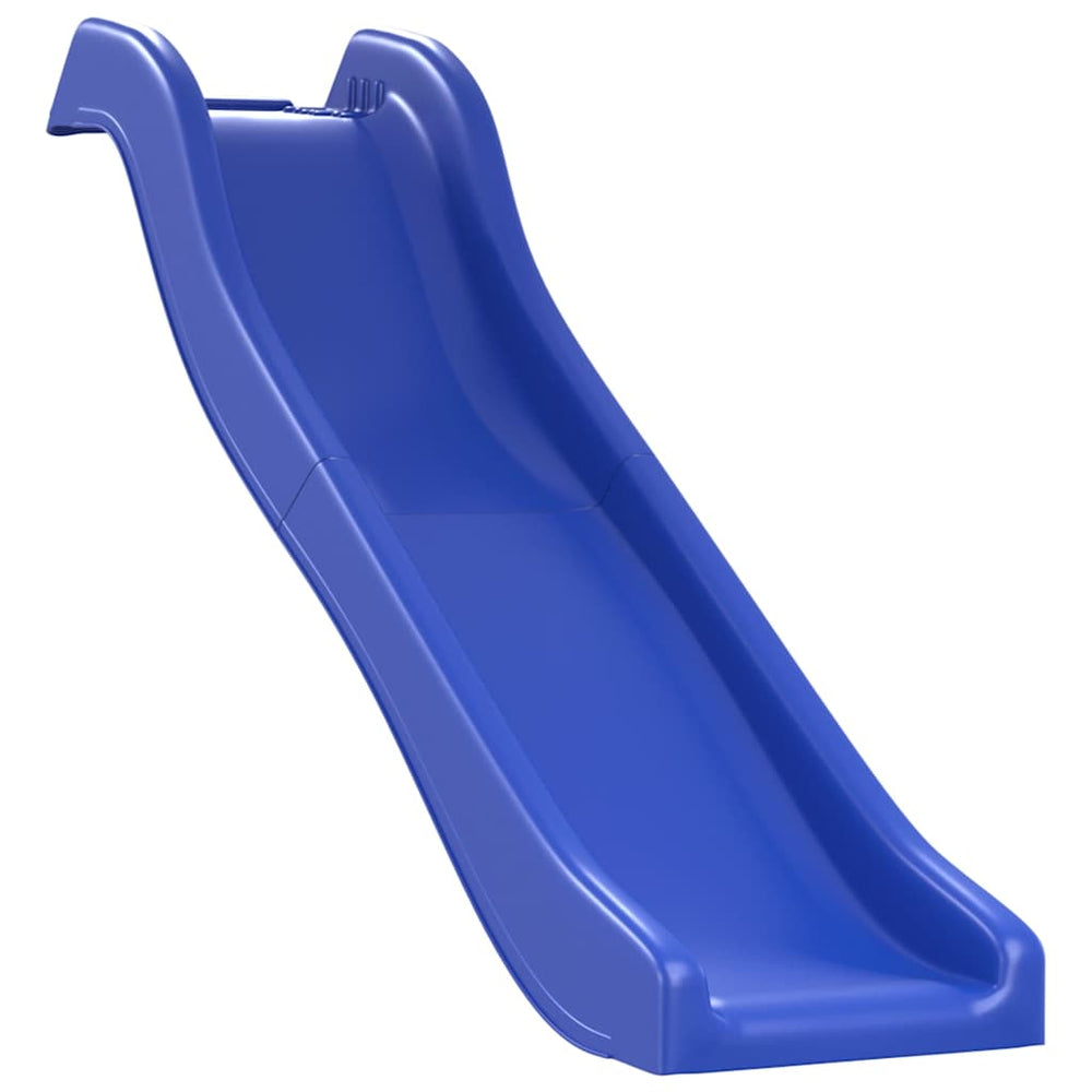 vidaXL Toboggan pour enfants bleu 175x38x23 cm polypropylène